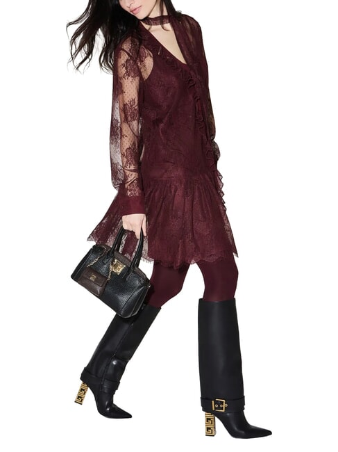 GIADA Sac &agrave; main avec bandouli&egrave;re et pochette NOIR - Sacs pour Femme