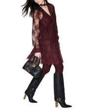 GAUD&Igrave; GIADA Sac &agrave; main avec bandouli&egrave;re et pochette NOIR - Sacs pour Femme - 2