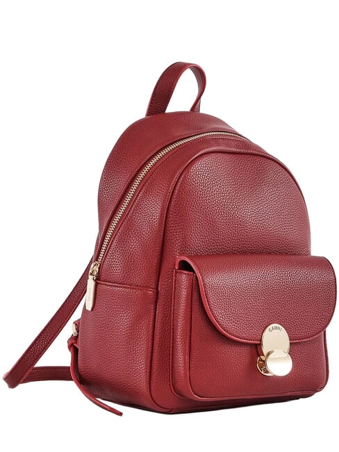 EVELYN Sac &agrave; dos avec poche avant ROUGE - Sacs pour Femme