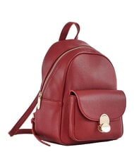 GAUD&Igrave; EVELYN Sac &agrave; dos avec poche avant ROUGE - Sacs pour Femme - 2