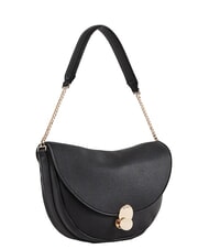 GAUD&Igrave; EVELYN Sac bandouli&egrave;re avec logo en m&eacute;tal NOIR - Sacs pour Femme - 2
