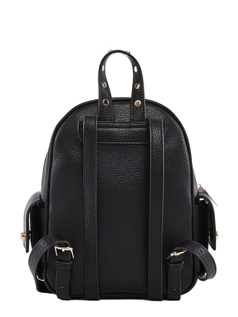 GRETA Sac &agrave; dos avec poches lat&eacute;rales NOIR - Sacs pour Femme