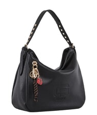 GAUD&Igrave; GRETA Sac bandouli&egrave;re avec breloque NOIR - Sacs pour Femme - 2