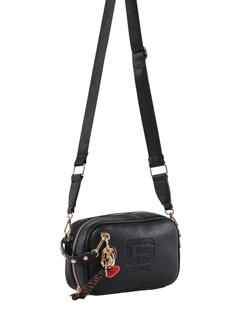 GRETA Mini sac bandouli&egrave;re, avec breloque NOIR - Sacs pour Femme