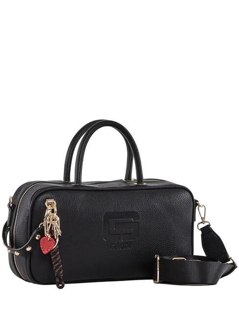 GRETA Sac &agrave; main avec bandouli&egrave;re NOIR - Sacs pour Femme