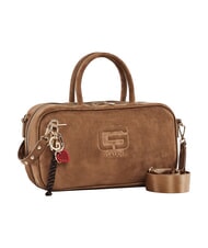 GAUD&Igrave; GRETA SUEDE Sac &agrave; main avec bandouli&egrave;re et breloque sable - Sacs pour Femme - 2