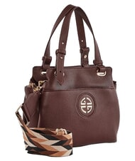 GAUD&Igrave; GINNIE Sac &agrave; main avec bandouli&egrave;re chocolat - Sacs pour Femme - 2