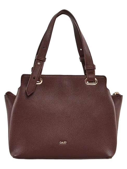 GINNIE Sac &agrave; main avec bandouli&egrave;re chocolat - Sacs pour Femme