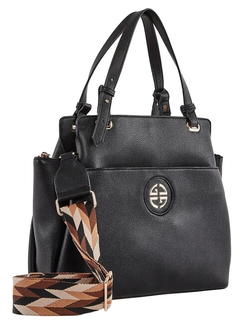GINNIE Sac &agrave; main avec bandouli&egrave;re NOIR - Sacs pour Femme