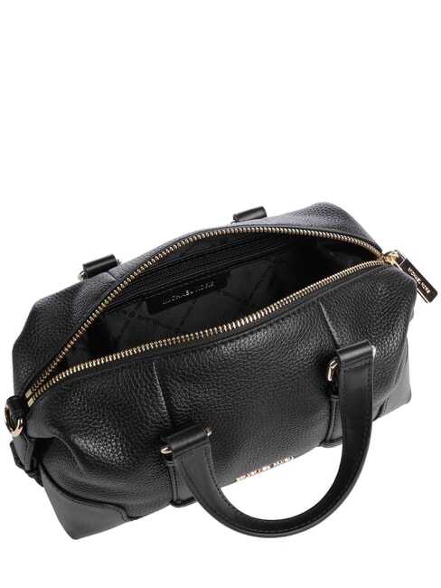 TEDDI Sac &agrave; main en cuir, avec bandouli&egrave;re noir - Sacs pour Femme