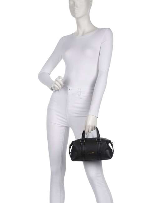 TEDDI Sac &agrave; main en cuir, avec bandouli&egrave;re noir - Sacs pour Femme