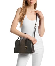 MICHAEL KORS LAILA Sac &agrave; main avec bandouli&egrave;re chocolat - Sacs pour Femme - 2