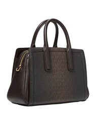 MICHAEL KORS LAILA Sac &agrave; main avec bandouli&egrave;re chocolat - Sacs pour Femme - 3