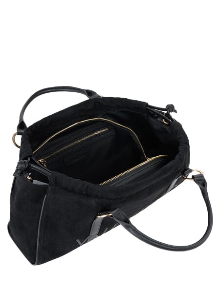 EIRLYS Sac &agrave; main avec bandouli&egrave;re noir - Sacs pour Femme