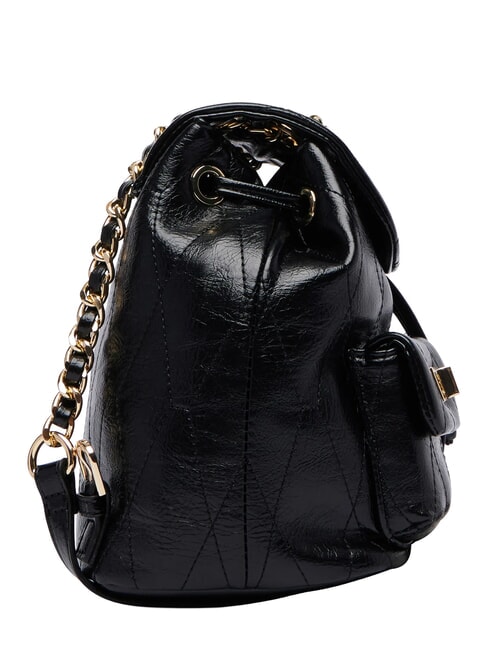 CRYSTELLE Sac &agrave; dos avec poches avant noir - Sacs pour Femme