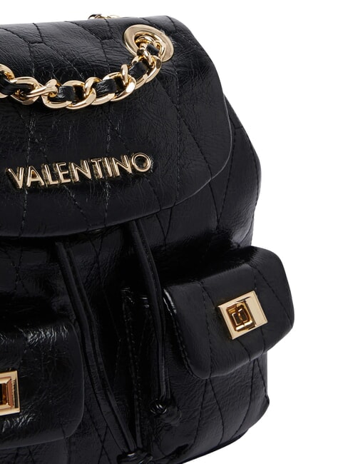 CRYSTELLE Sac &agrave; dos avec poches avant noir - Sacs pour Femme