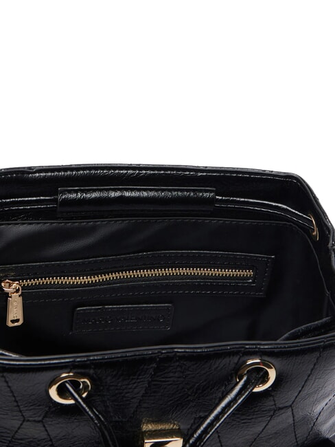 CRYSTELLE Sac &agrave; dos avec poches avant noir - Sacs pour Femme