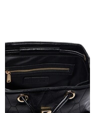 MARIO VALENTINO CRYSTELLE Sac &agrave; dos avec poches avant noir - Sacs pour Femme - 4