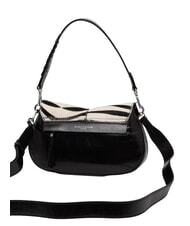 GIANNI CHIARINI HELENA ROUND Sac &agrave; main en cuir avec bandouli&egrave;re z&egrave;bre noir et blanc - Sacs pour Femme - 3