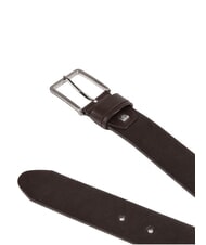 PIQUADRO 81 Ceinture en cuir fabriqu&eacute;e en Italie MORO - Ceintures - 2