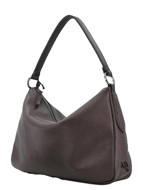 CALIPSO Sac bandouli&egrave;re en cuir moka - Sacs pour Femme