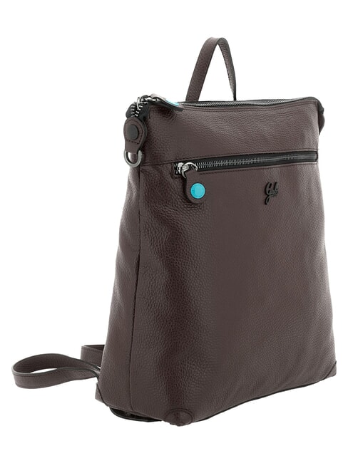 LOLITA Sac &agrave; dos en cuir moka - Sacs pour Femme