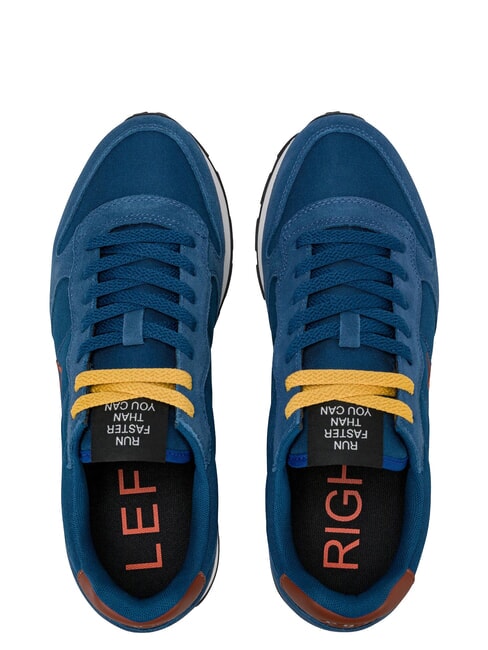 TOM SOLID Baskets p&eacute;trole - Chaussures Homme