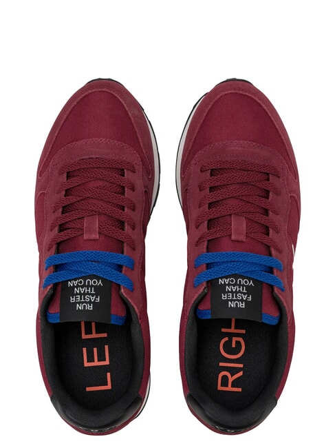 TOM SOLID Baskets Bordeaux - Chaussures Homme