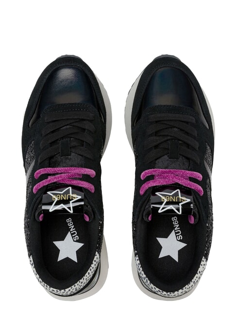 BIG STARGIRL GLITTER Baskets noir - Chaussures Femme
