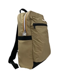 KWAY MID LAON Sac &agrave; dos en nylon d&eacute;perlant beige kaki - Sacs &agrave; dos pour l'&Eacute;cole & les Loisirs - 2