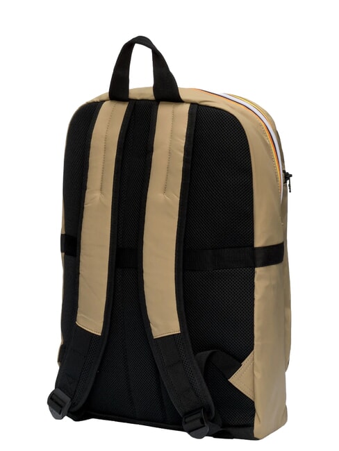 LAON Sac &agrave; dos en nylon beige kaki - Sacs &agrave; dos pour l'&Eacute;cole & les Loisirs