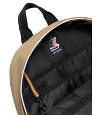 KWAY LAON Sac &agrave; dos en nylon beige kaki - Sacs &agrave; dos pour l'&Eacute;cole & les Loisirs - 4