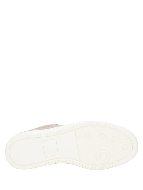 BEA Baskets en cuir &eacute;criture + or p&acirc;le - Chaussures Femme