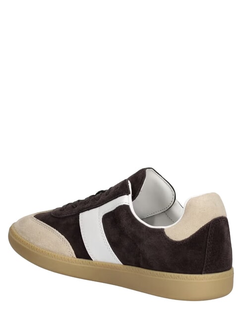 JOVIE Baskets en cuir chocolat - Chaussures Femme