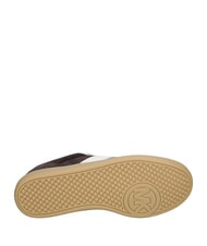 MICHAEL KORS JOVIE Baskets en cuir chocolat - Chaussures Femme - 5