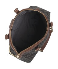 POLLINI HERITAGE Sac bandouli&egrave;re d&ocirc;me avec anses en cha&icirc;ne brun noir - Sacs pour Femme - 6