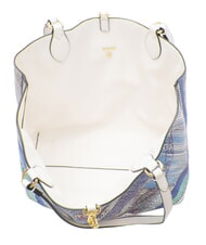 GATTINONI PLANETARIUM Sac &agrave; dos double face blanc/aigue-marine - Sacs pour Femme - 8