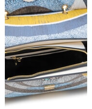 GATTINONI PLANETARIUM Sac porte-documents avec bandouli&egrave;re lune/blanc - Sacs pour Femme - 5