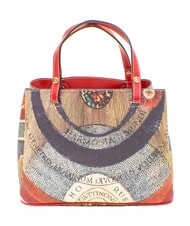 GATTINONI PLANETARIUM Sac &agrave; main avec bandouli&egrave;re classique/corail - Sacs pour Femme - 3