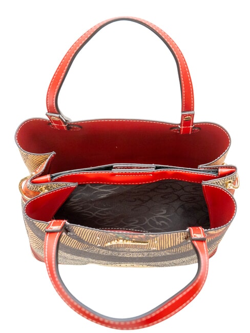 PLANETARIUM Sac &agrave; main avec bandouli&egrave;re classique/corail - Sacs pour Femme