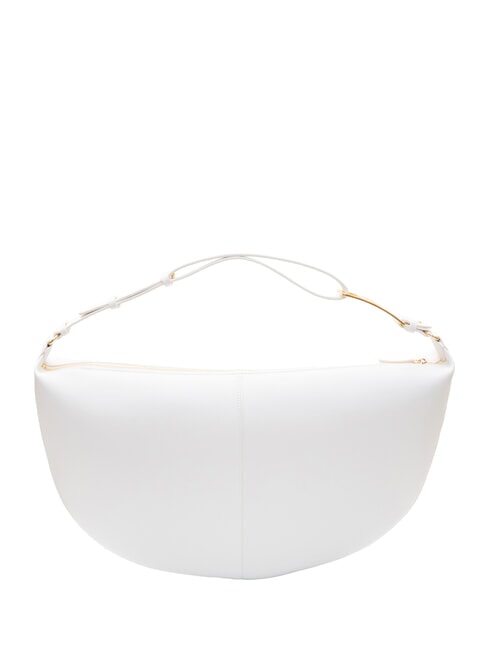 LIZ PEBBLE Grand sac &agrave; bandouli&egrave;re hobo blanc cass&eacute; - Sacs pour Femme
