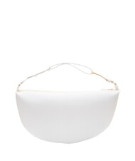 ARMANI EXCHANGE LIZ PEBBLE Grand sac &agrave; bandouli&egrave;re hobo blanc cass&eacute; - Sacs pour Femme - 4