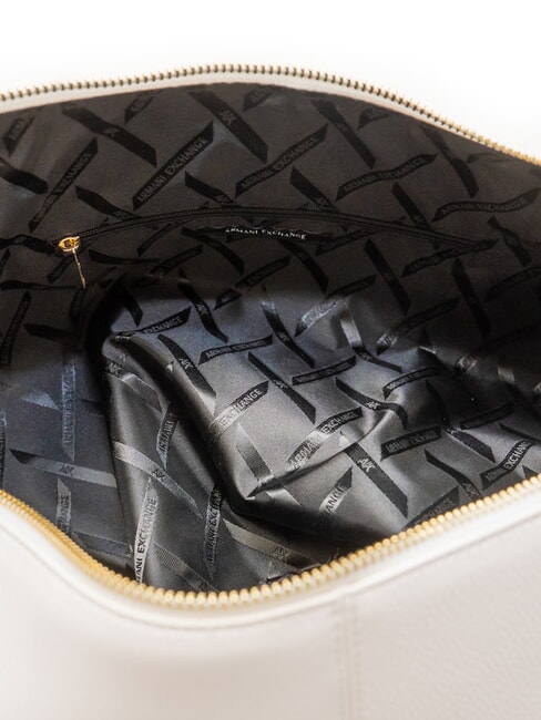 LIZ PEBBLE Grand sac &agrave; bandouli&egrave;re hobo blanc cass&eacute; - Sacs pour Femme