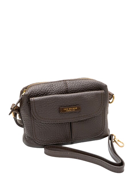 MARTINA Mini sac &agrave; main avec bandouli&egrave;re moka &agrave; l'or - Sacs pour Femme