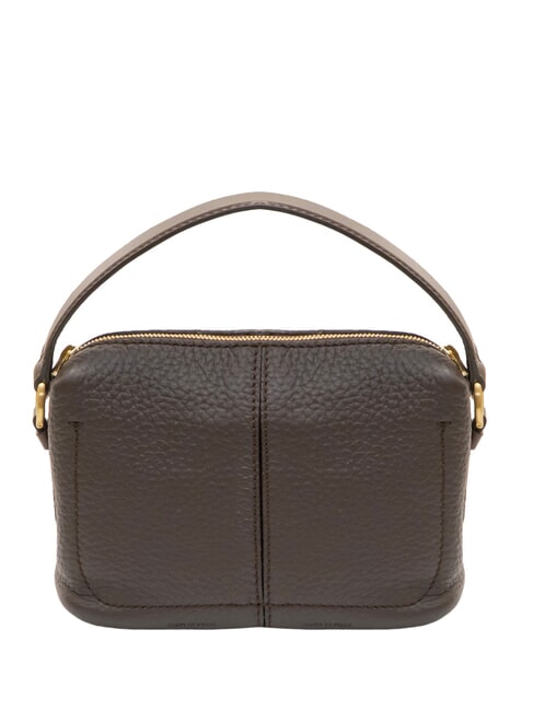 MARTINA Mini sac &agrave; main avec bandouli&egrave;re moka &agrave; l'or - Sacs pour Femme