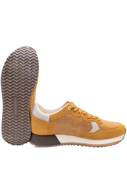 CLEEF  cognac gris clair - Chaussures Homme