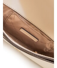 MICHAEL KORS JET SET Sac bandouli&egrave;re en cuir cr&egrave;me - Sacs pour Femme - 4