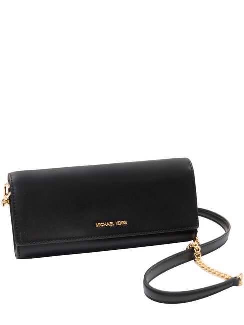 JET SET Sac bandouli&egrave;re en cuir noir - Sacs pour Femme