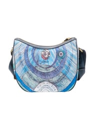 GATTINONI PLANETARIUM Sac bandouli&egrave;re Hobo aigue-marine/bleu marine fonc&eacute; - Sacs pour Femme - 4