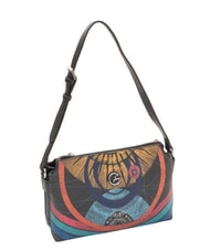 GATTINONI PLANETARIUM sac bandouli&egrave;re plan&egrave;te.impression noire - Sacs pour Femme - 2